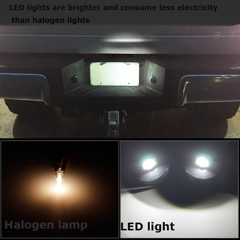 Bright White SMD LED License Plate Light Compatible with Ford F150 F250 F350 Super Duty Ranger