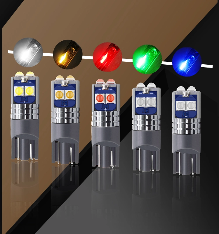 Hot Selling Auto LED Bulb T10 LED W5w 194 3030 6SMD LED T10 Interior Light for Car License Plate Light