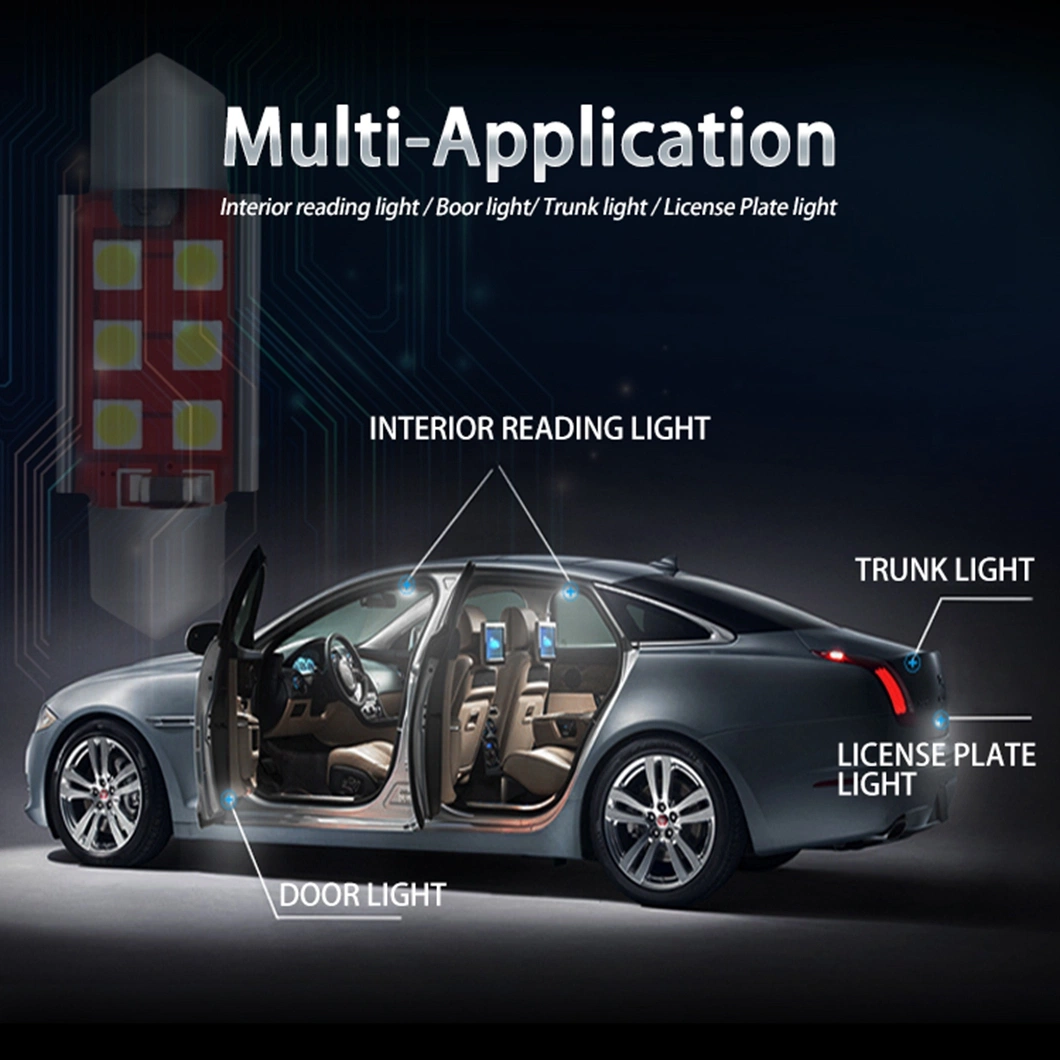 G-View 4SMD 3030 Chip 168 led Interior Map Dome License Plate Light
